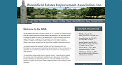 Desktop Screenshot of bloomfieldestates.org