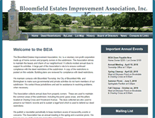 Tablet Screenshot of bloomfieldestates.org